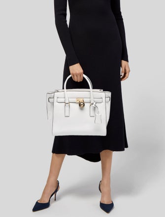 Michael Michael Kors Saffiano Leather Top Handle Bag