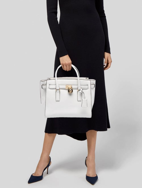 Michael Michael Kors Saffiano Leather Top Handle Bag