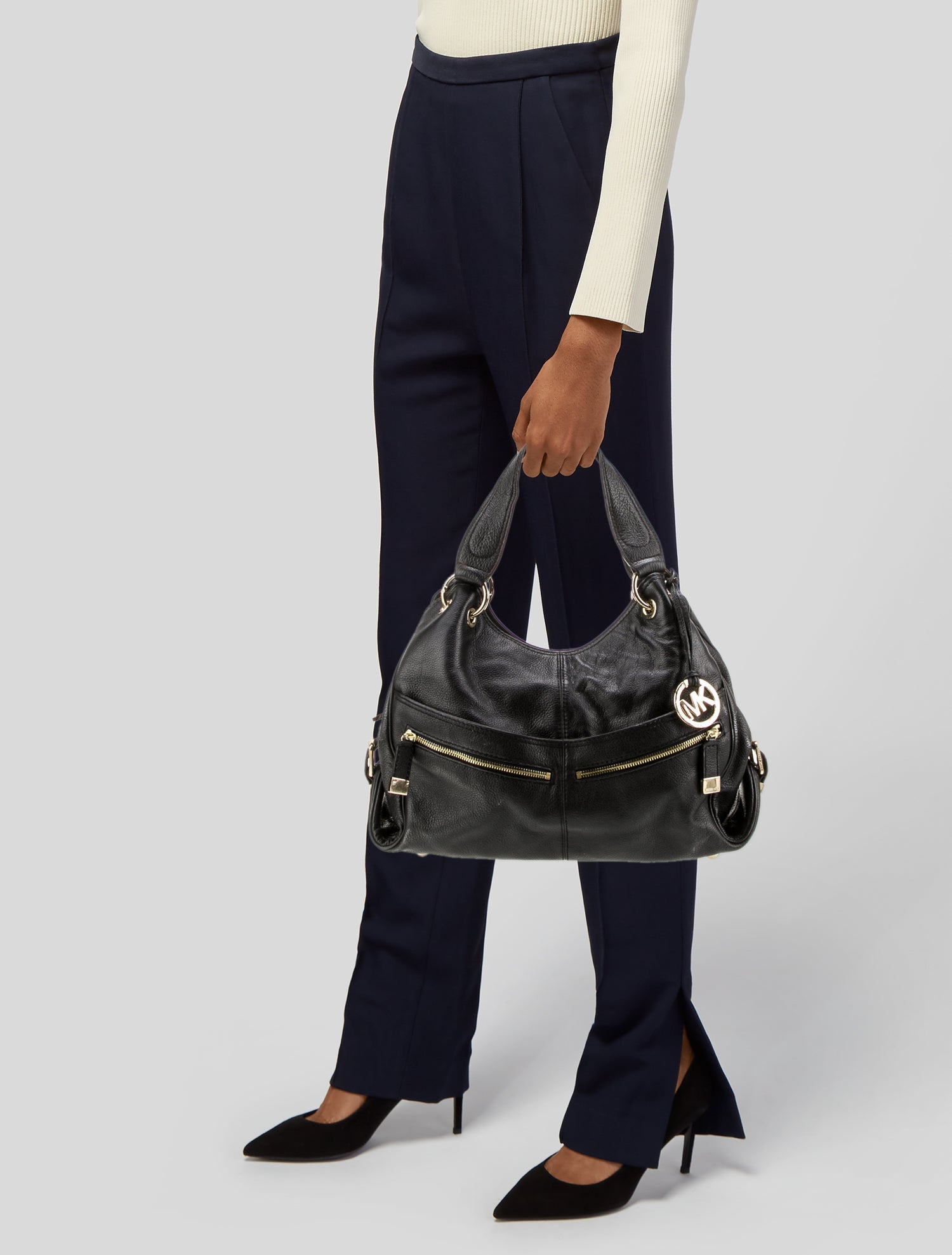 Michael Michael Kors Leather Hobo