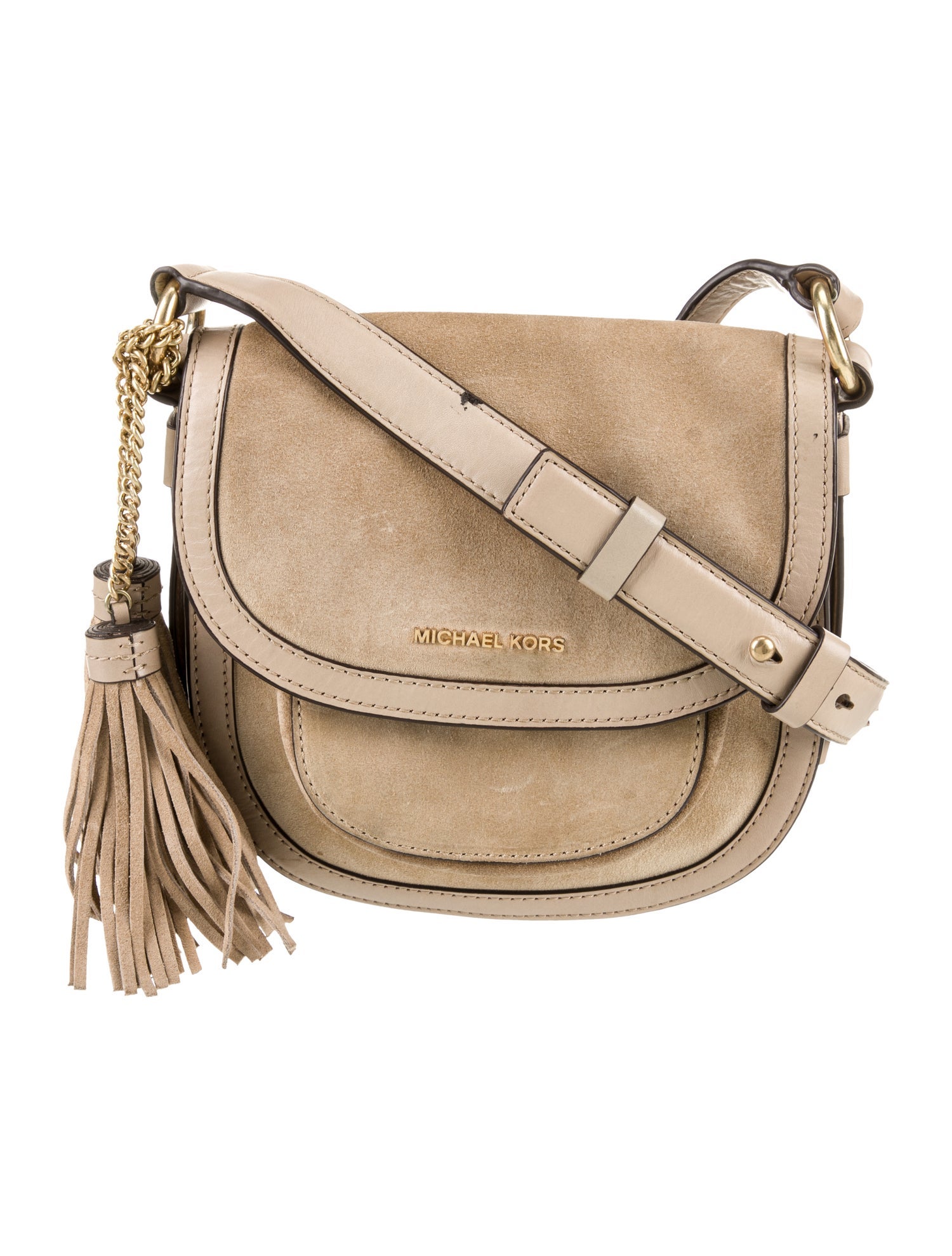 Michael Michael Kors Suede Crossbody Bag