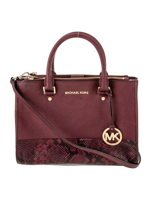 Michael Michael Kors Leather Top Handle Bag