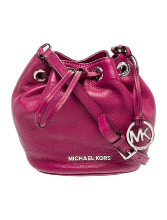 Michael Michael Kors Leather Bucket Bag