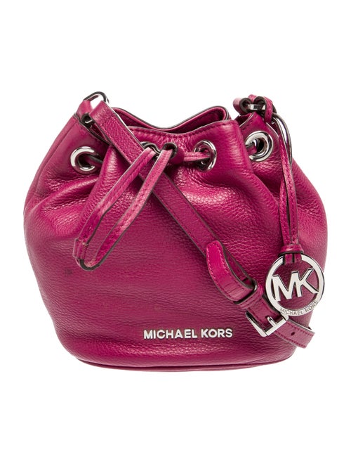 Michael Michael Kors Leather Bucket Bag
