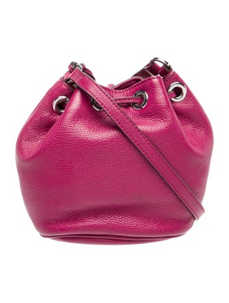 Michael Michael Kors Leather Bucket Bag