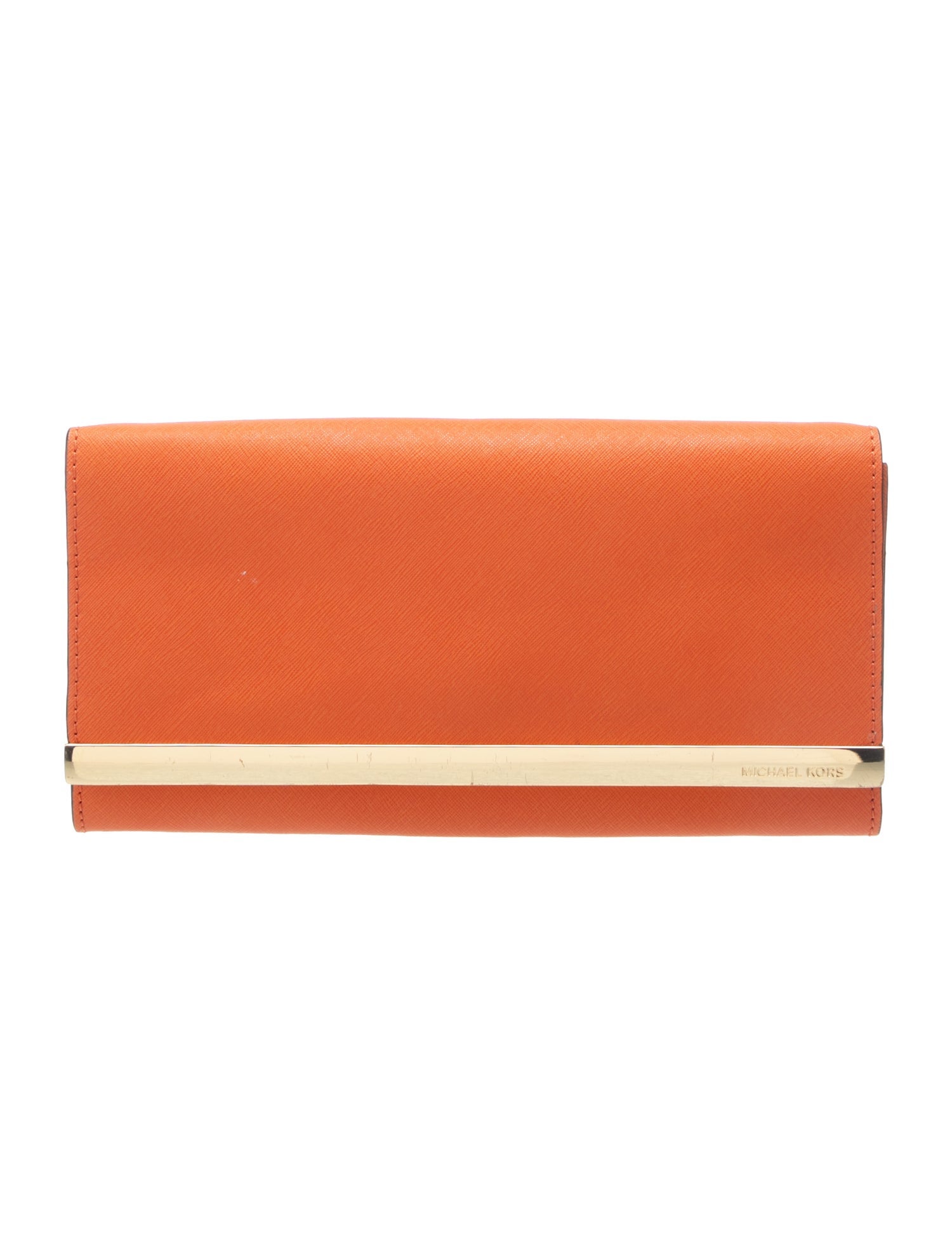 Michael Michael Kors Saffiano Leather Clutch