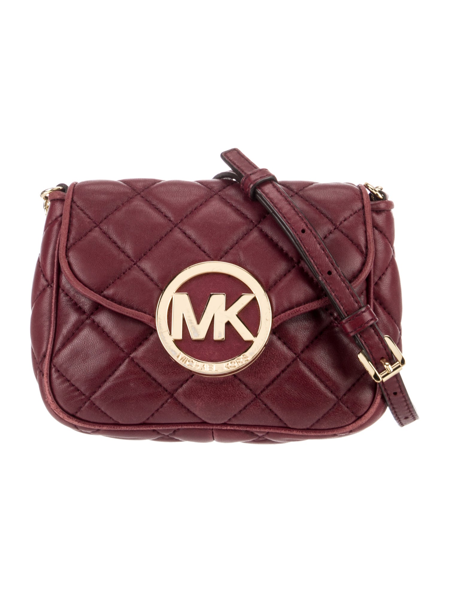 Michael Michael Kors Leather Messenger Bag