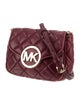 Michael Michael Kors Leather Messenger Bag
