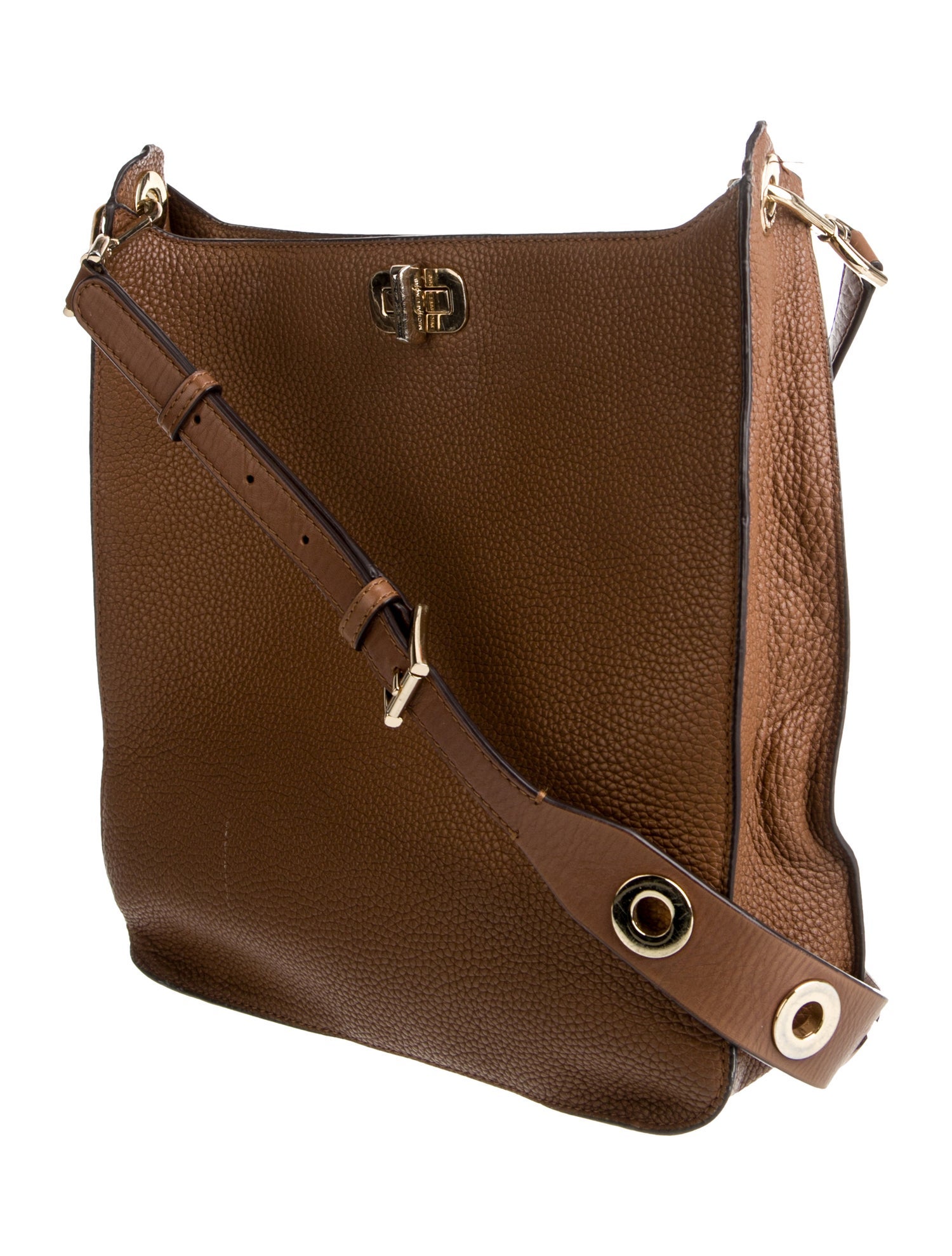 Michael Michael Kors Leather Messenger Bag