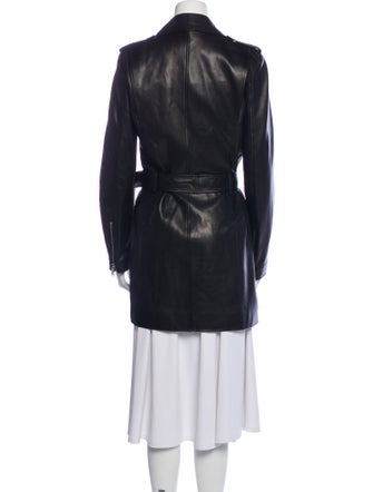 Michael Michael Kors Leather Trench Coat