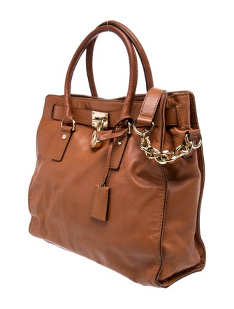 Michael Michael Kors Leather Top Handle Bag