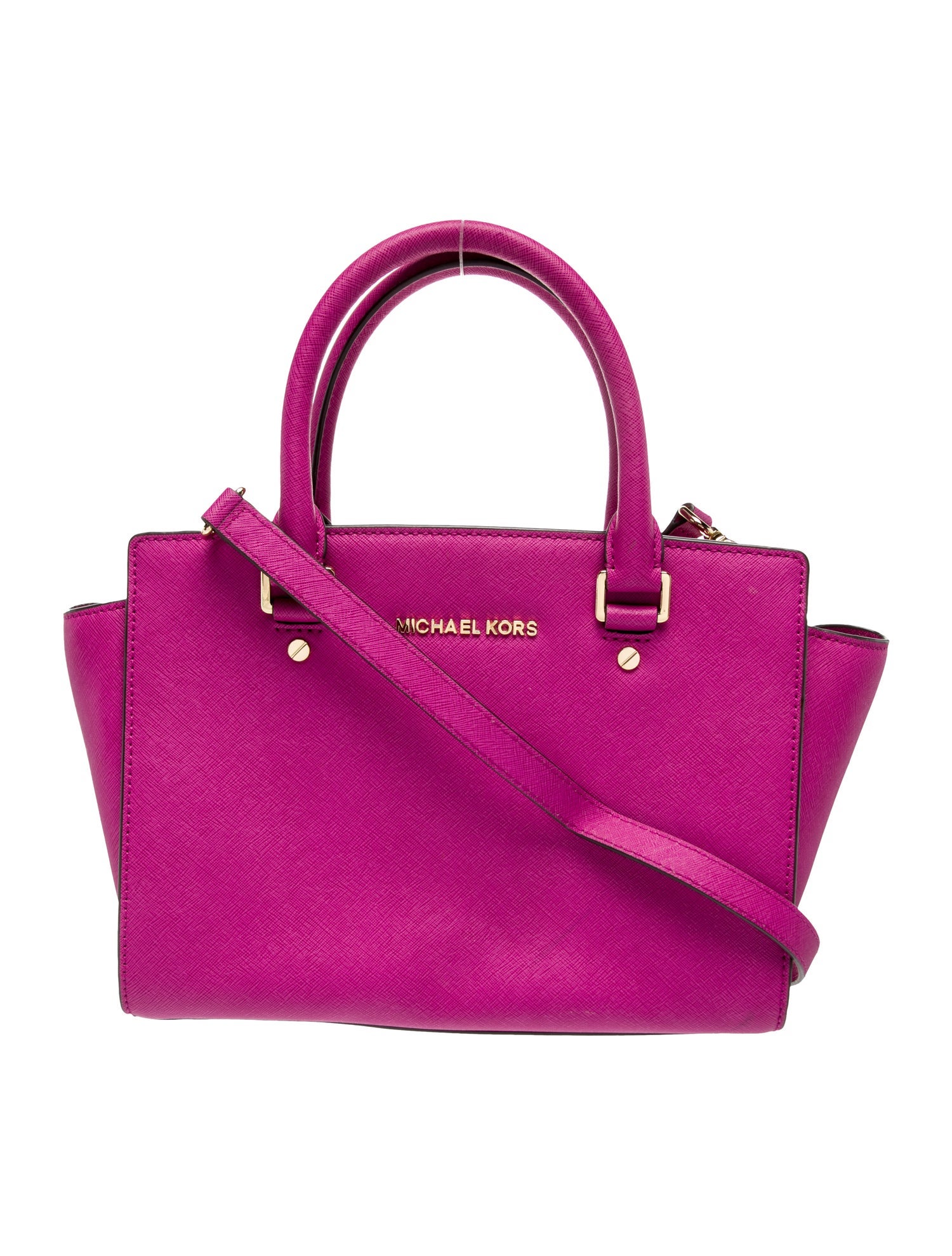 Michael Michael Kors Saffiano Leather Top Handle Bag