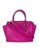 Michael Michael Kors Saffiano Leather Top Handle Bag