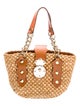 Michael Michael Kors Straw Top Handle Bag