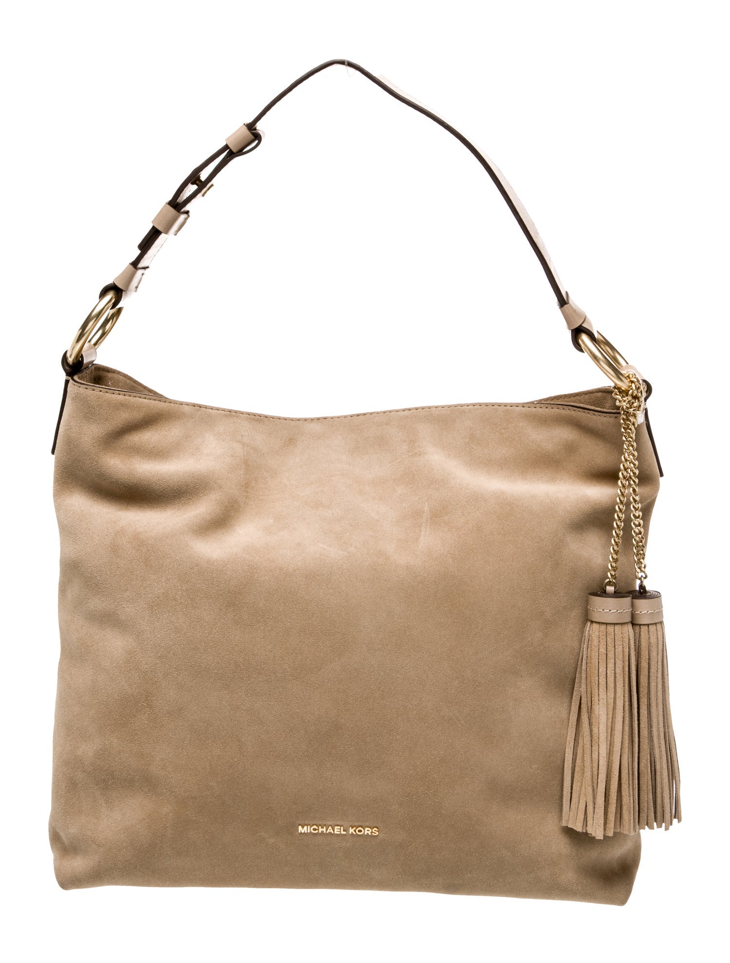 Michael Michael Kors Suede Shoulder Bag