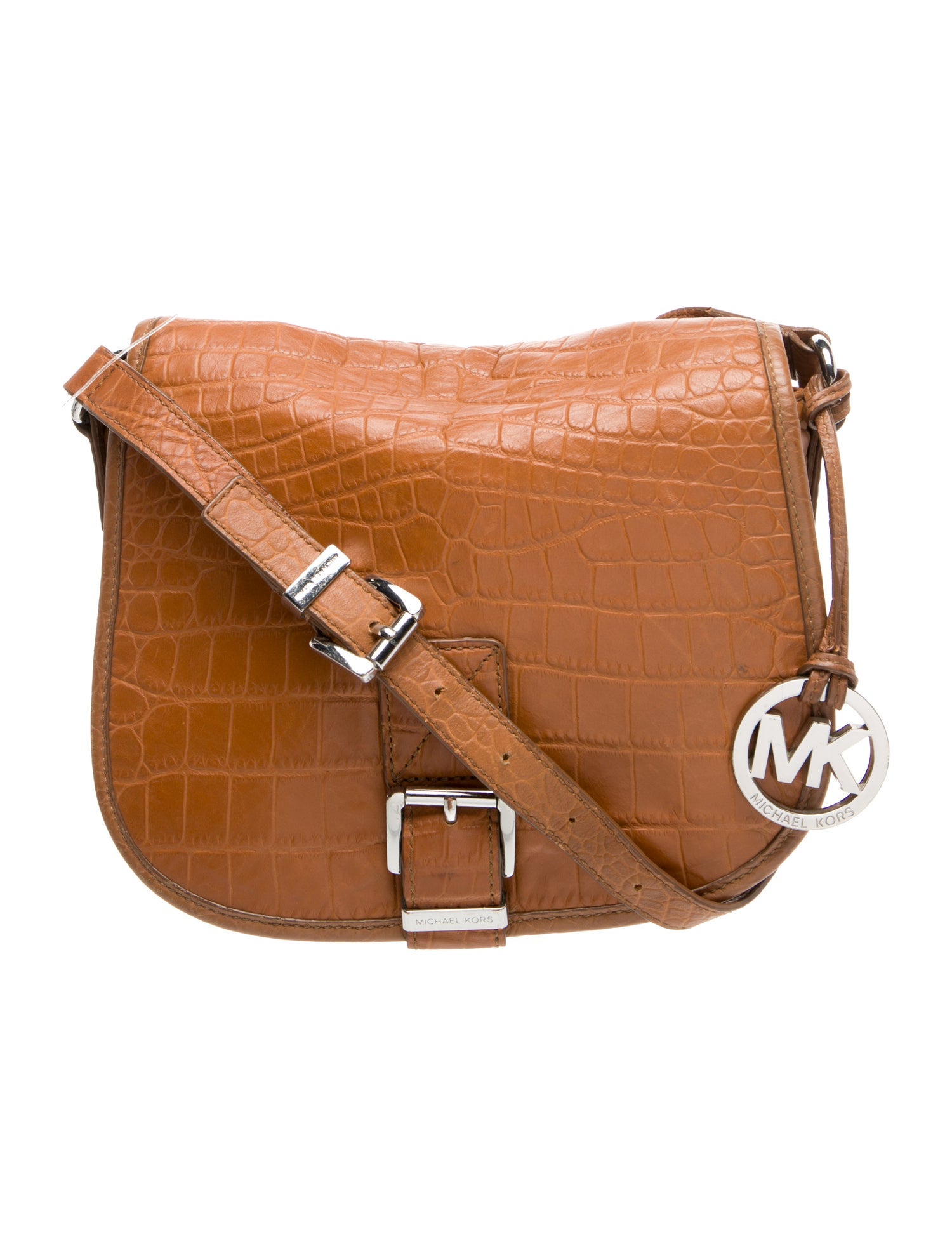 Michael Michael Kors Leather Messenger Bag