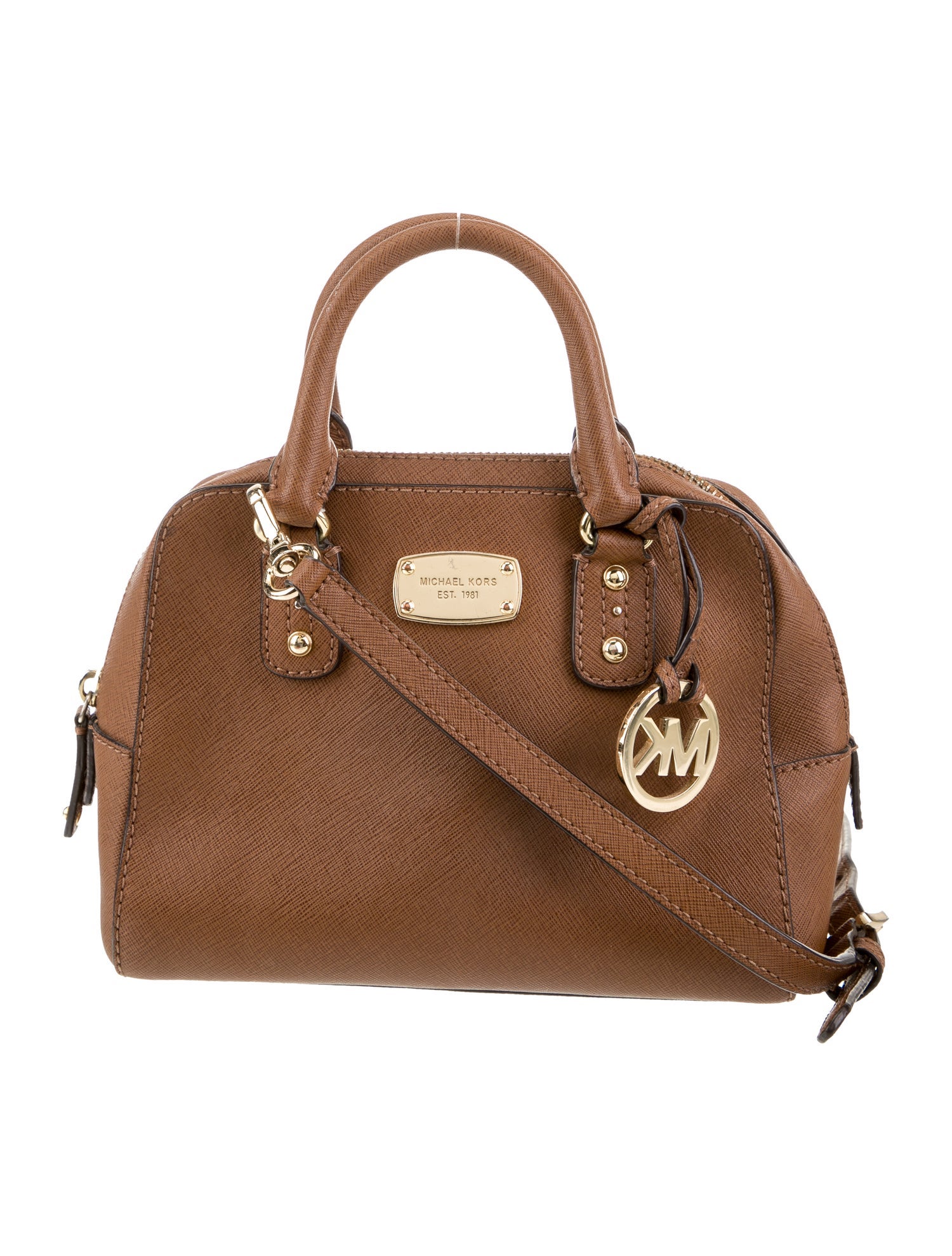 Michael Michael Kors Saffiano Leather Top Handle Bag