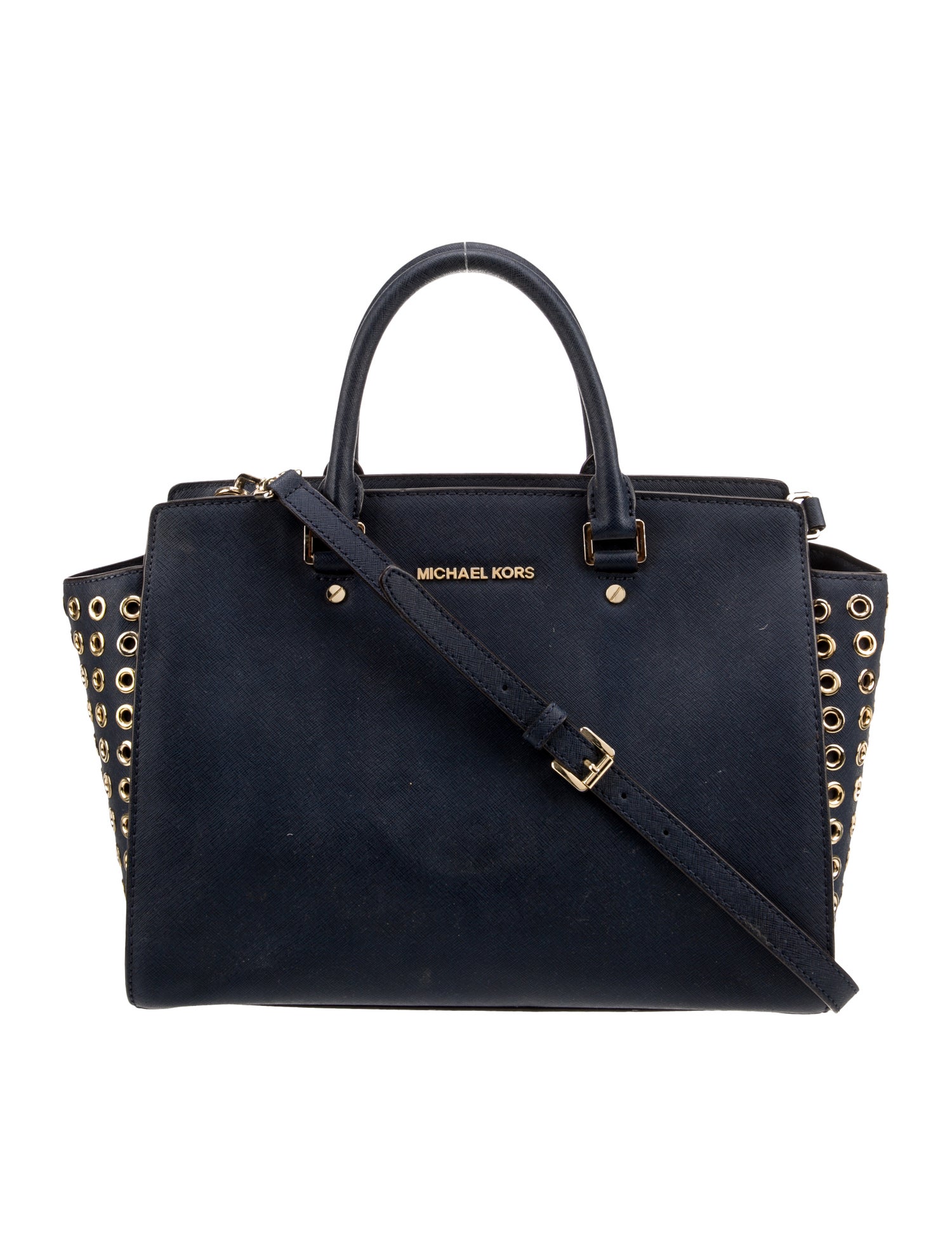 Michael Michael Kors Saffiano Leather Top Handle Bag