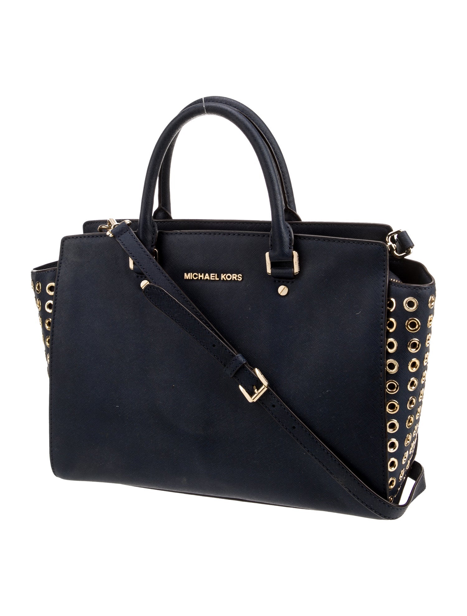 Michael Michael Kors Saffiano Leather Top Handle Bag