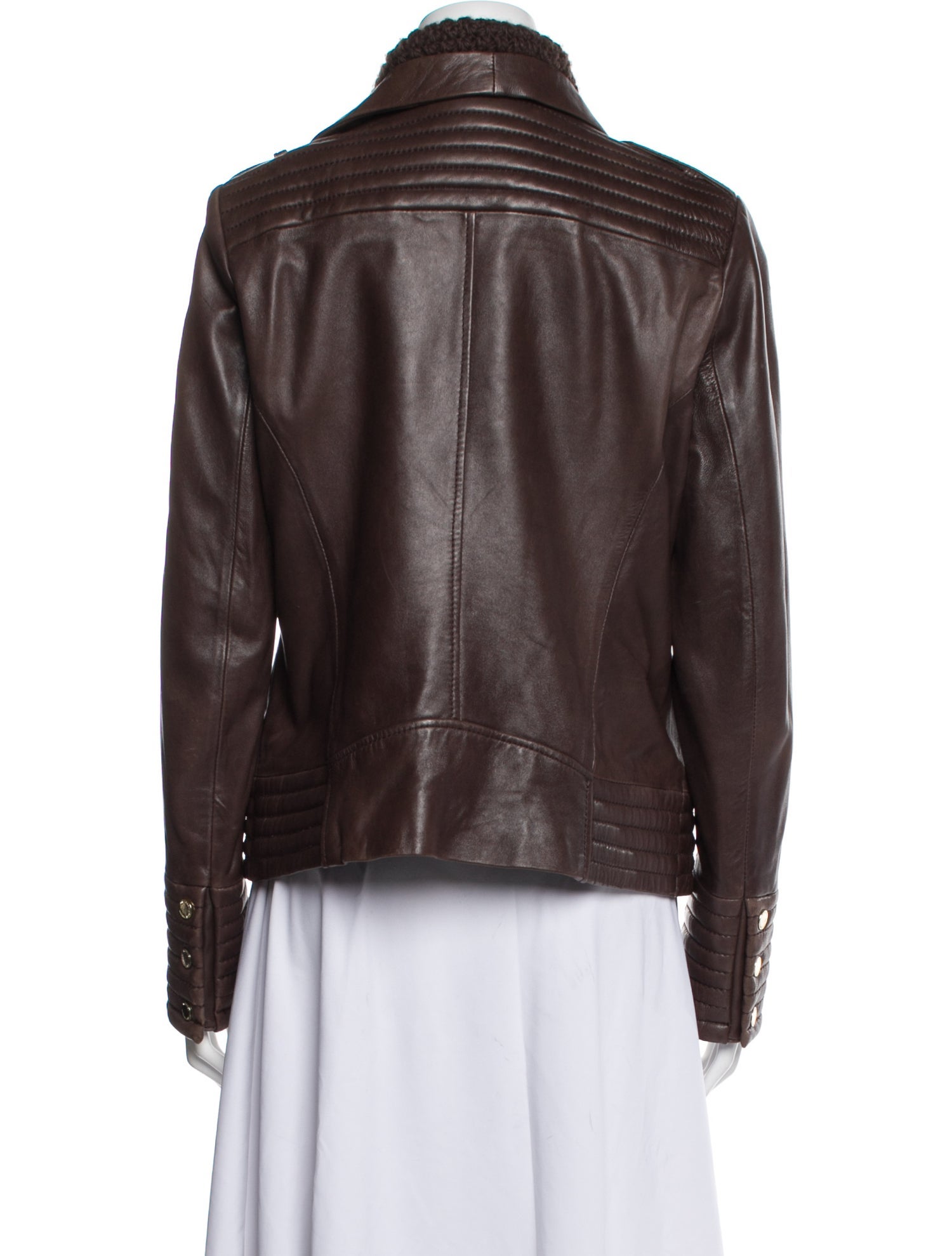 Michael Michael Kors Leather Biker Jacket