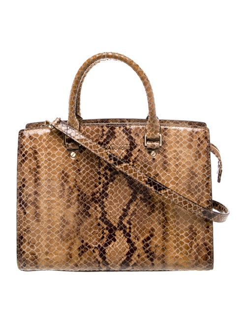 Michael Michael Kors Leather Top Handle Bag