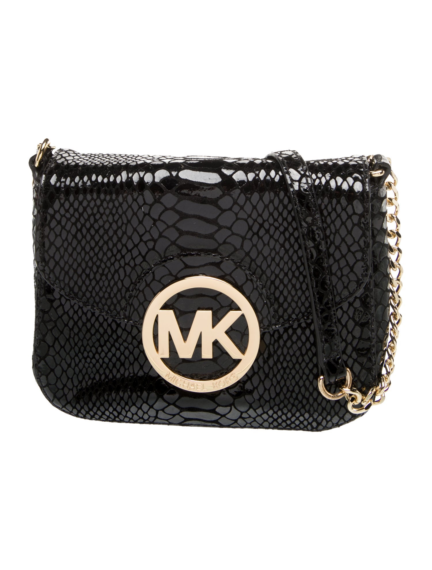 Michael Michael Kors Embossed Leather Crossbody Bag