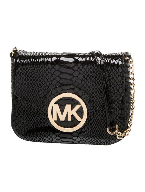 Michael Michael Kors Embossed Leather Crossbody Bag