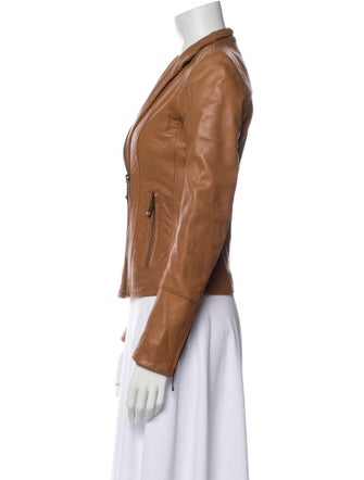 Michael Michael Kors Leather Biker Jacket