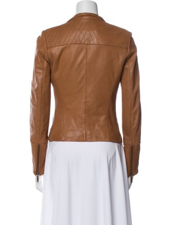 Michael Michael Kors Leather Biker Jacket