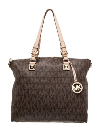 Michael Michael Kors Monogram Top Handle Bag