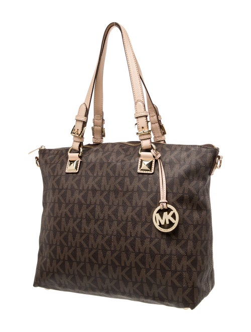 Michael Michael Kors Monogram Top Handle Bag
