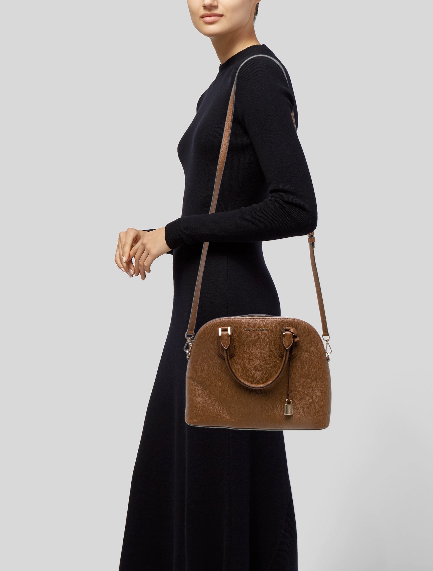 Michael Michael Kors Leather Top Handle Bag