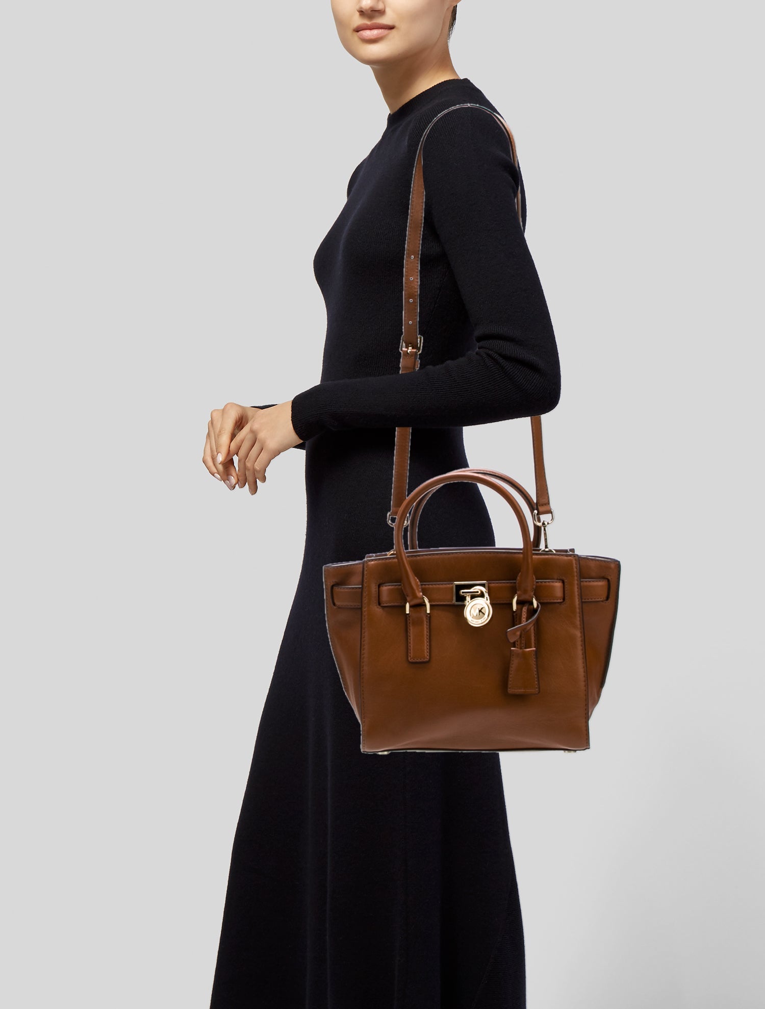 Michael Michael Kors Leather Top Handle Bag