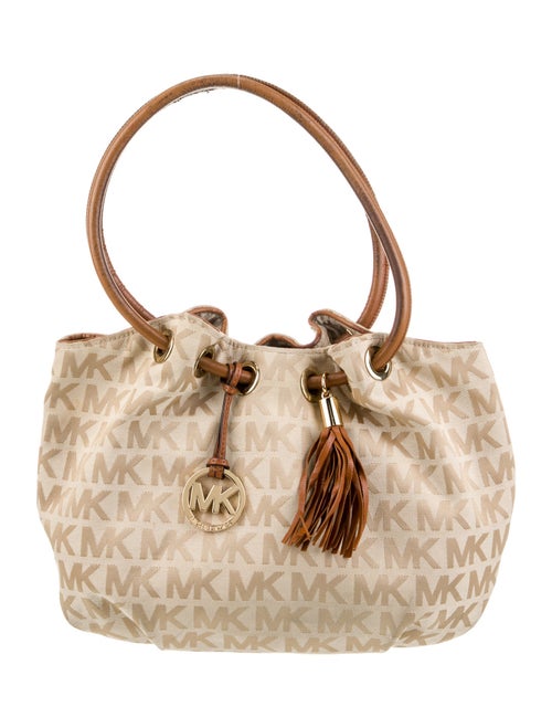 Michael Michael Kors Canvas Shoulder Bag