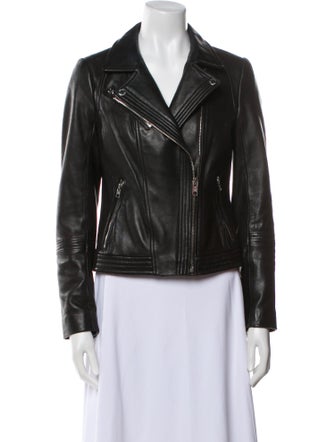 Michael Michael Kors Leather Biker Jacket