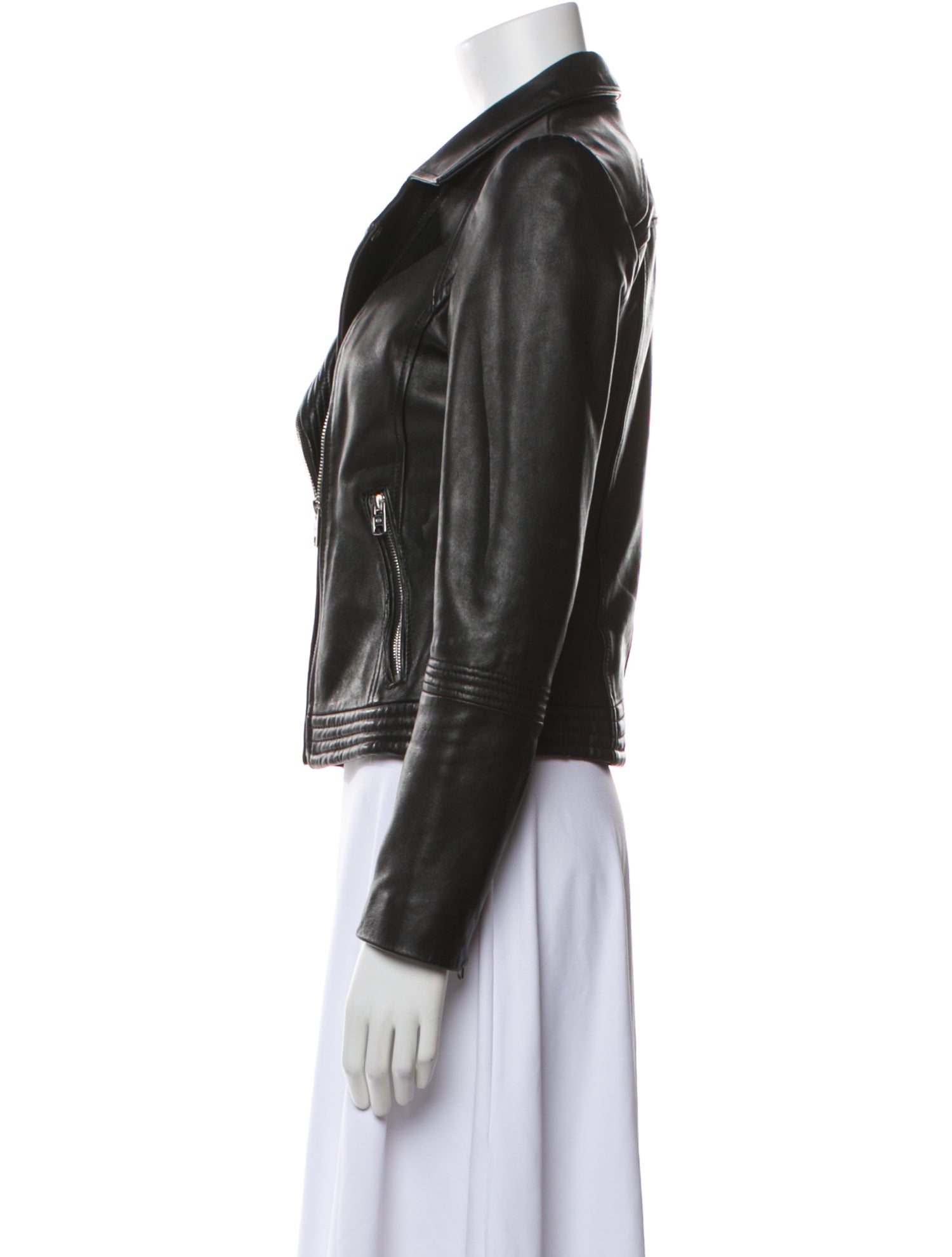 Michael Michael Kors Leather Biker Jacket