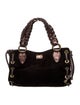 Michael Michael Kors Velvet Top Handle Bag