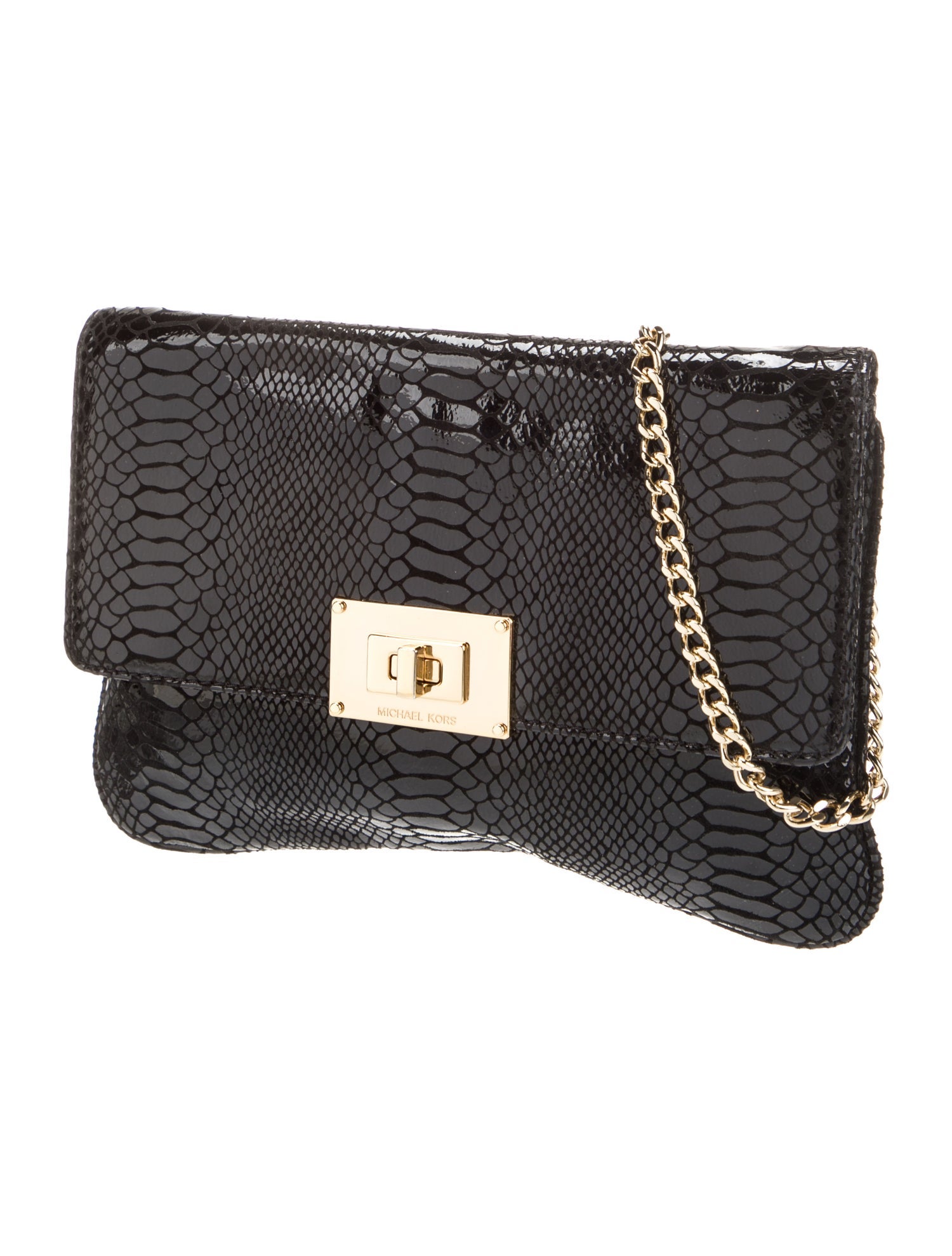 Michael Michael Kors Patent Leather Shoulder Bag