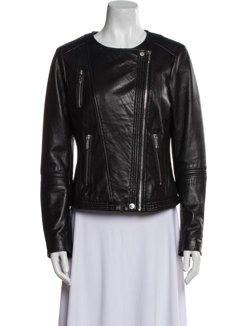 Michael Michael Kors Leather Biker Jacket