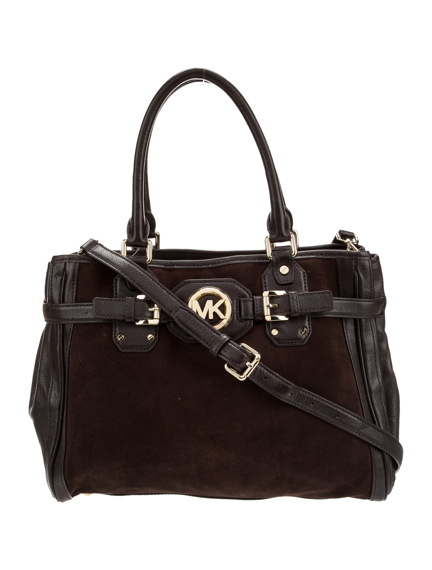 Michael Michael Kors Suede Shoulder Bag