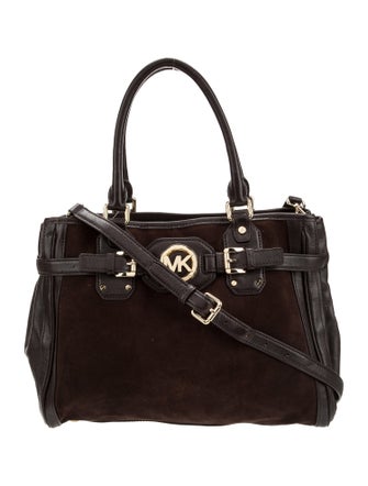 Michael Michael Kors Suede Shoulder Bag