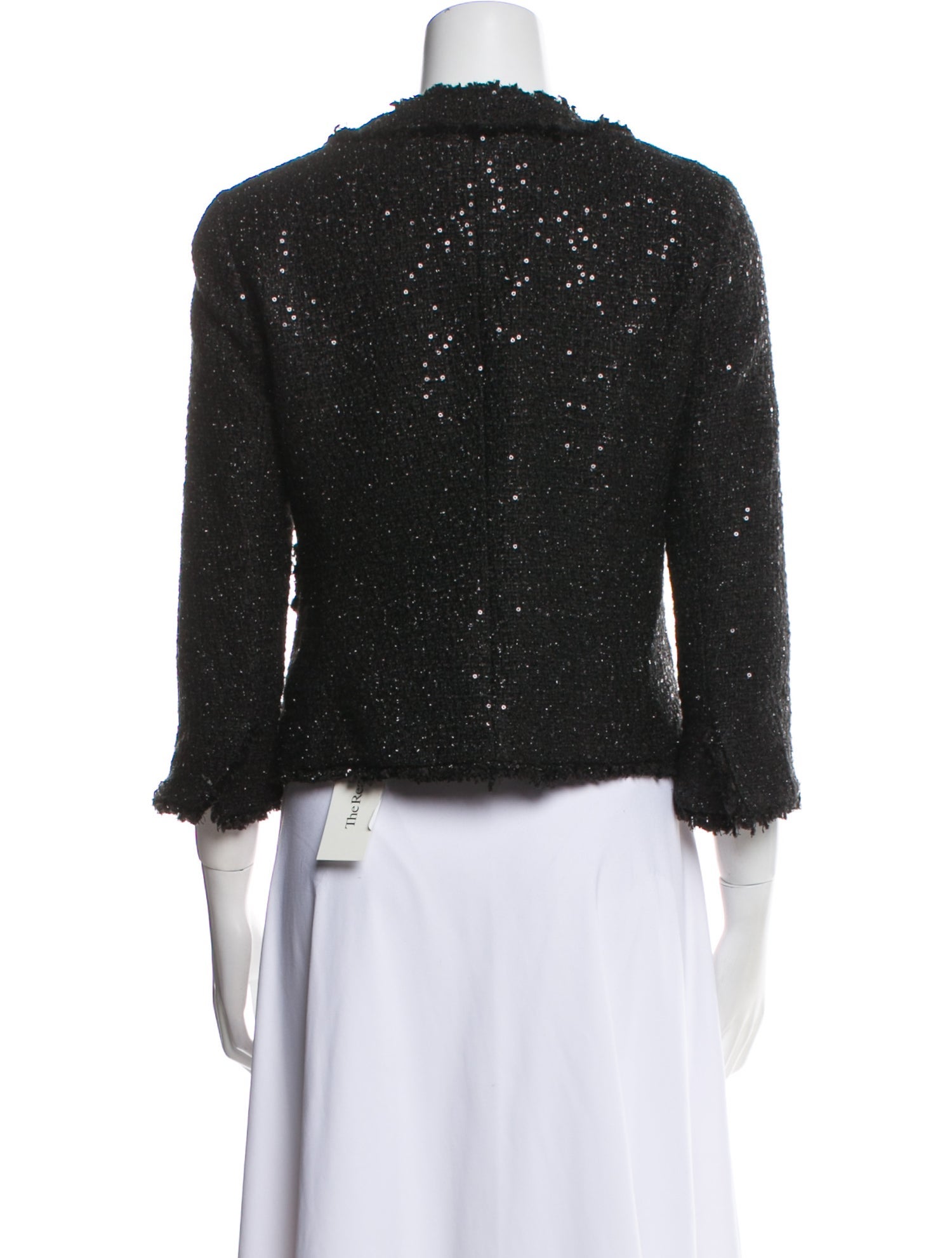 Michael Michael Kors Tweed Tweed Pattern Evening Jacket