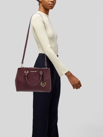 Michael Michael Kors Saffiano Leather Top Handle Bag