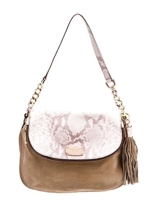 Michael Michael Kors Suede Top Handle Bag