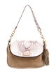 Michael Michael Kors Suede Top Handle Bag