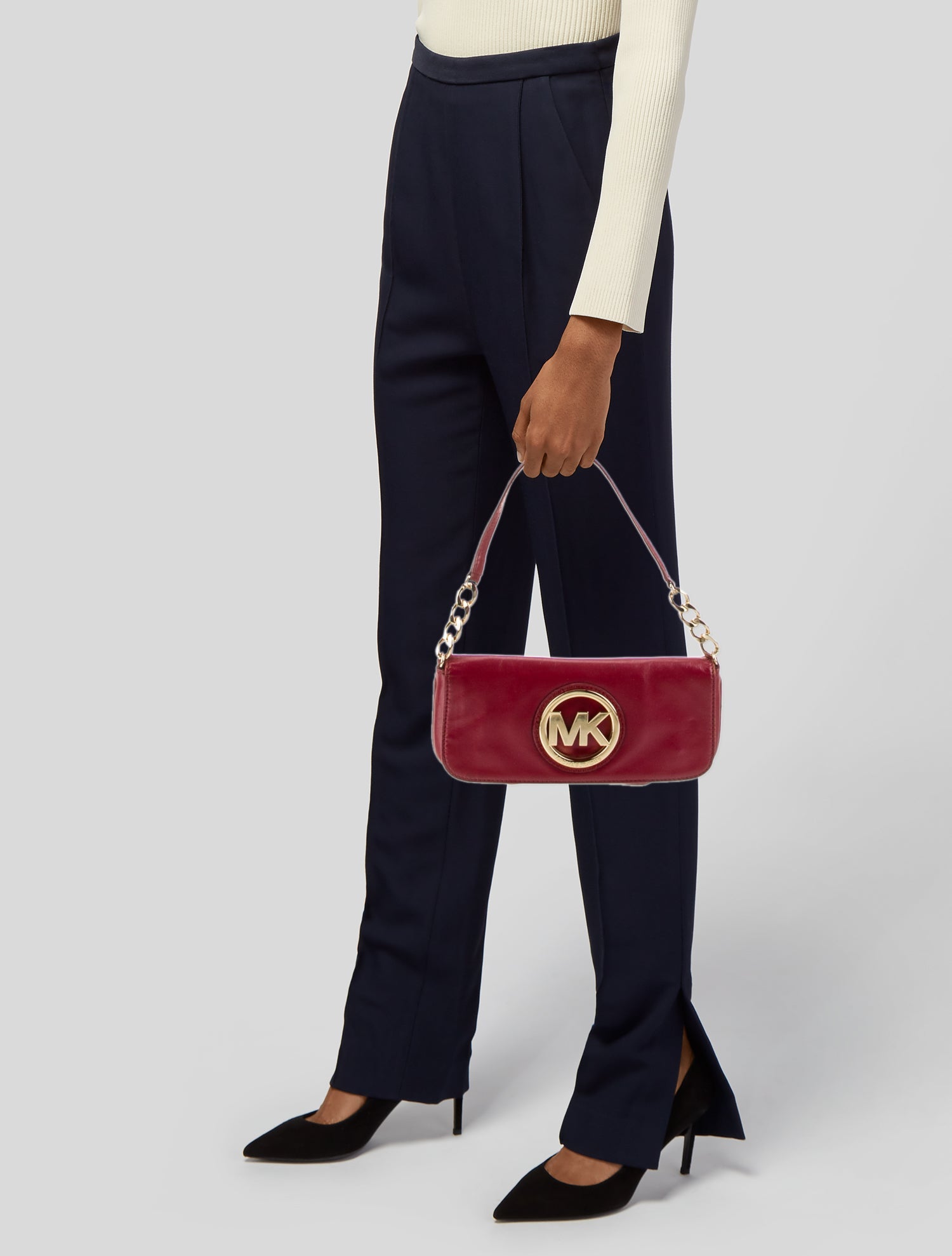 Michael Michael Kors Leather Shoulder Bag