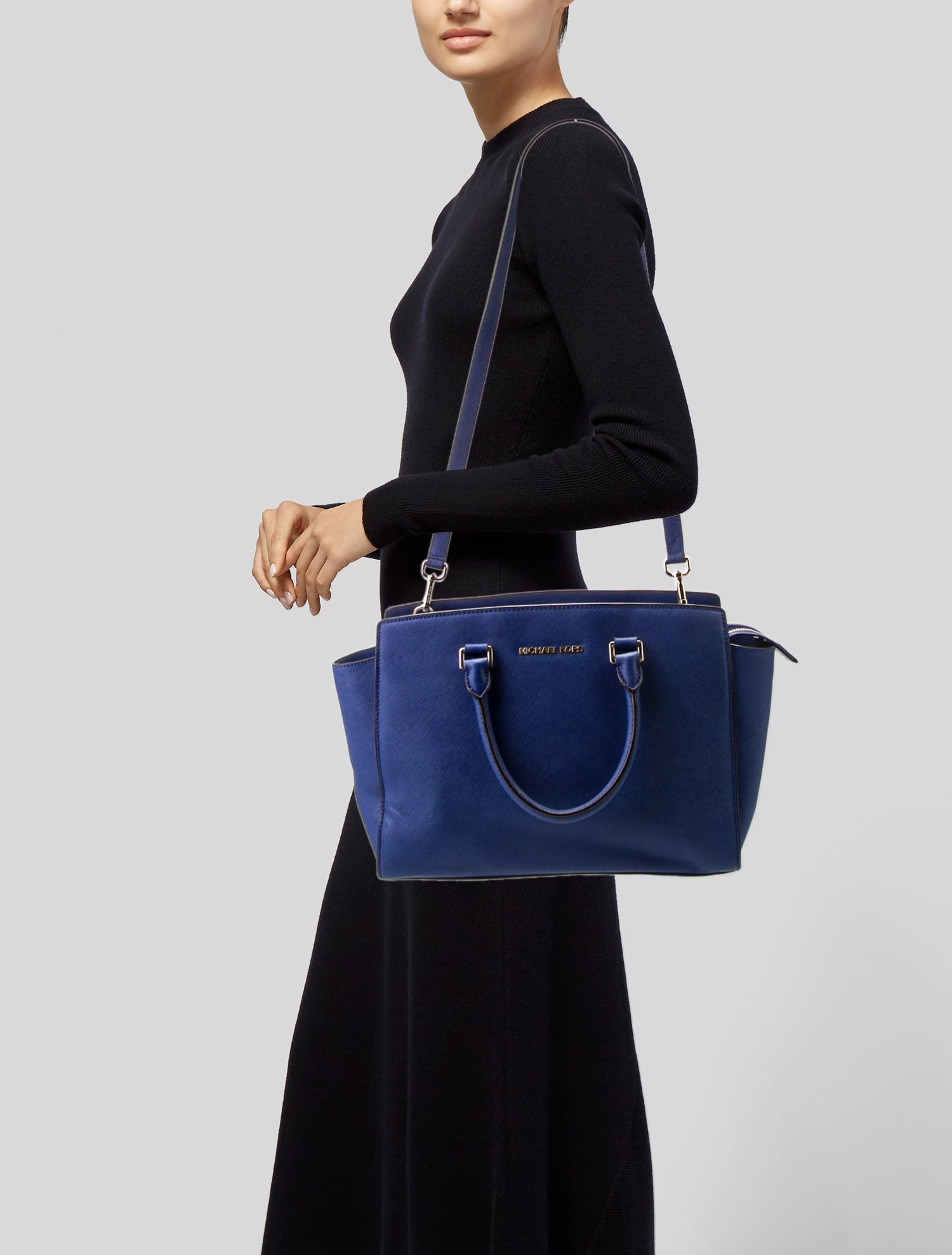 Michael Michael Kors Saffiano Leather Shoulder Bag