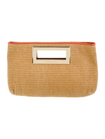 Michael Michael Kors Raffia Clutch