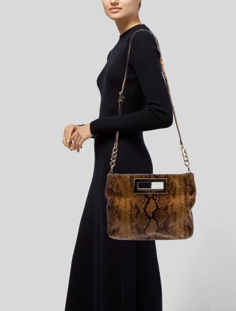 Michael Michael Kors Leather Top Handle Bag