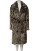 Michael Michael Kors Animal Print Faux Fur Coat