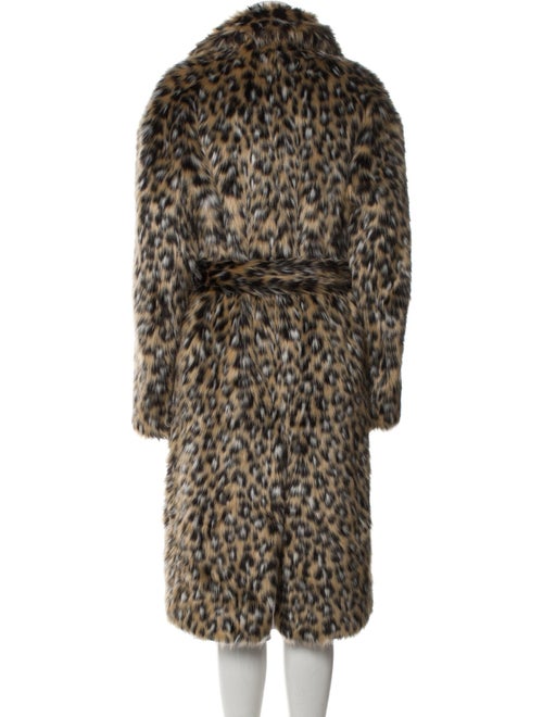 Michael Michael Kors Animal Print Faux Fur Coat